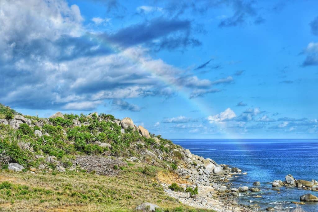 Rainbow on a Clear Day