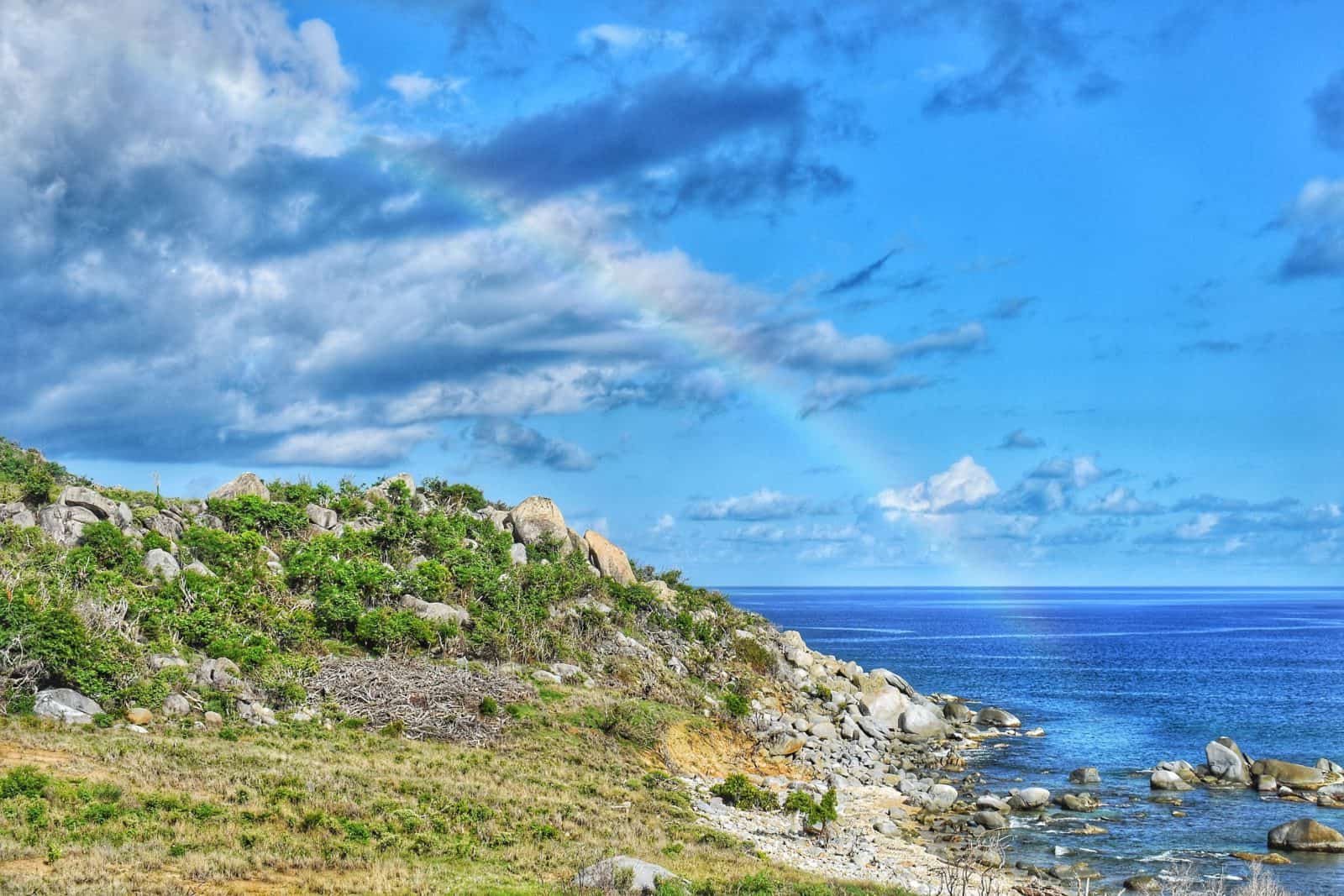 Rainbow on a Clear Day